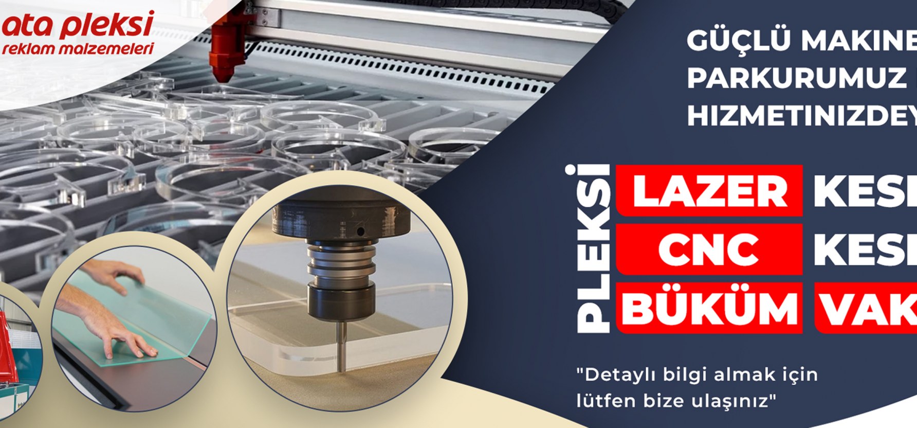 Lazer Kesim Banner